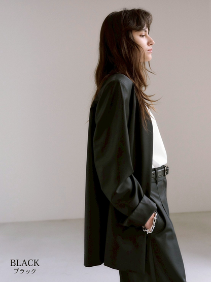 【PRE ORDER】minimal jacket    （dark navy /  black）
