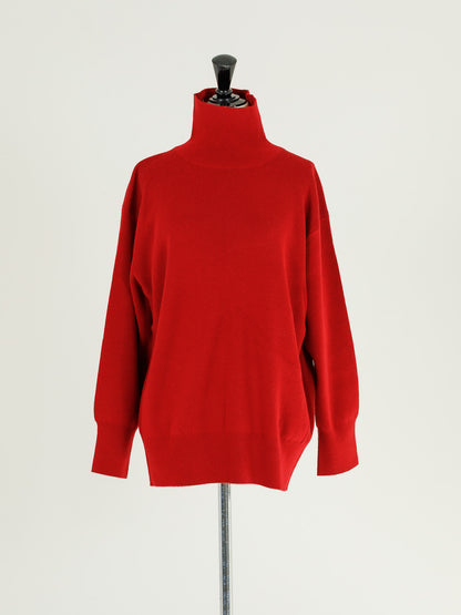 Ashley/back line turtle neck sweater