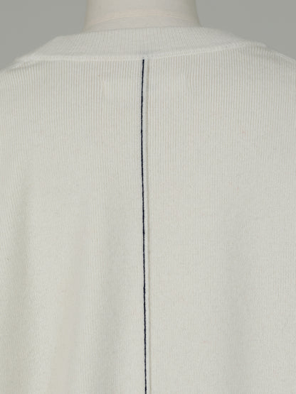 Kalyn/back line crew neck sweater