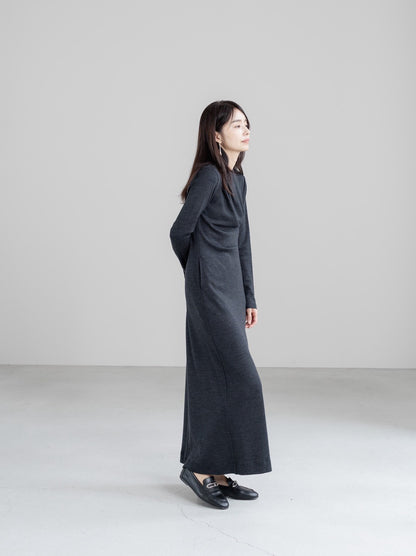 【ORDER】　Christelle / relax drape dress
