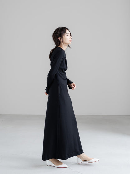 【ORDER】　Christelle / relax drape dress