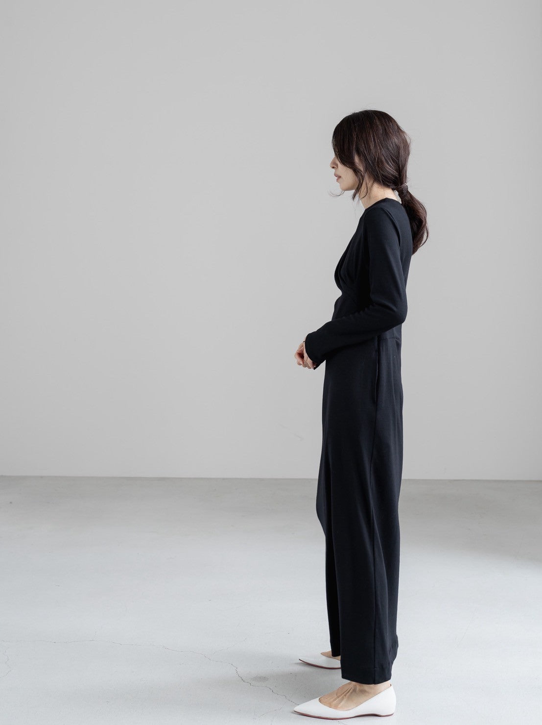 ORDER】 Christelle / relax drape dress – deres.online