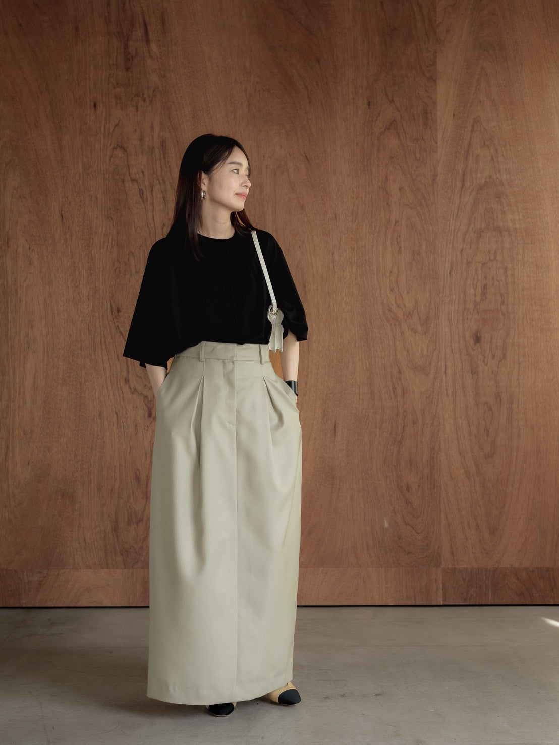 deres パリジェンヌスカート　ベージュ ORDER】 Amber / parisienne skirt – deres.online