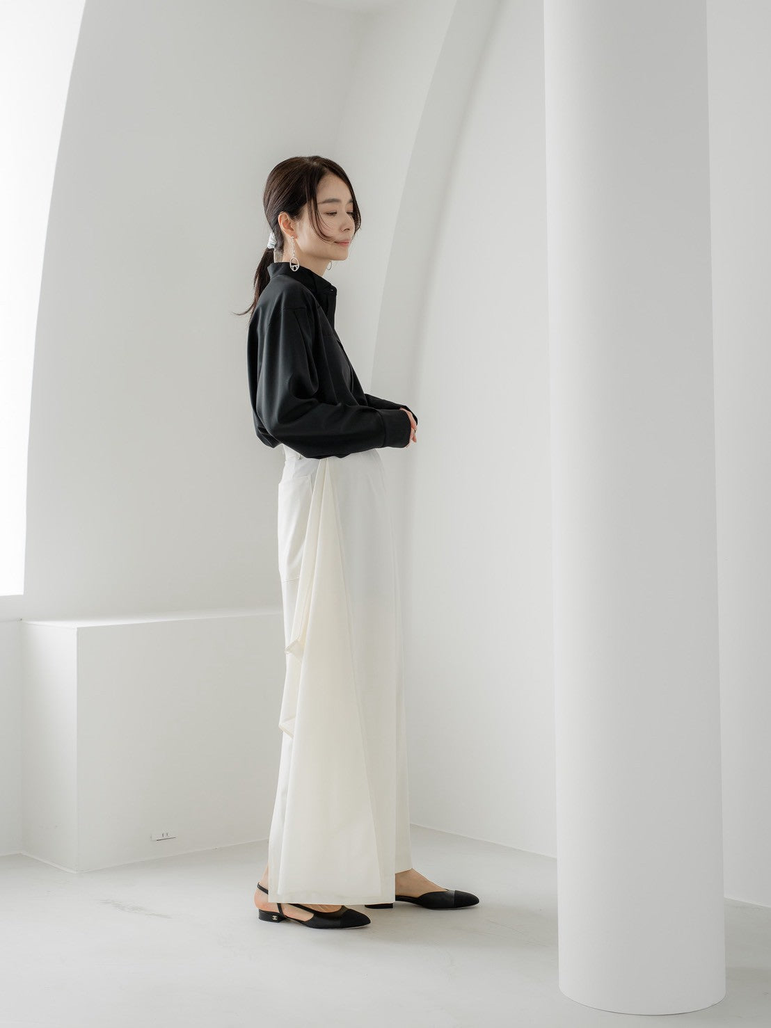 【PRE ORDER】Floren / floating wrap skirt