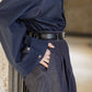 Mia / deres thomas mason 6way sleeve shirt  (STRIPE/ INDIGO / CLEAR BLUE)