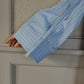 Mia / deres thomas mason 6way sleeve shirt  (STRIPE/ INDIGO / CLEAR BLUE)