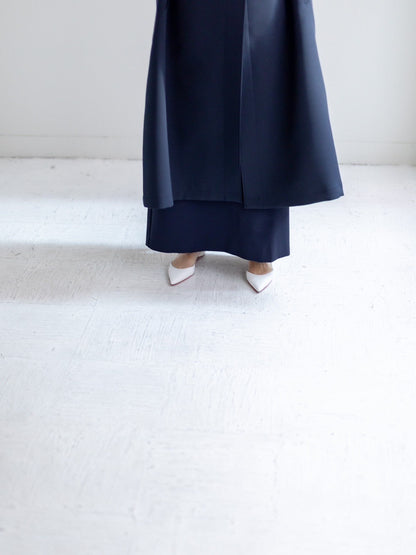 Fabiana / draping dress（perl/midnight/noir）