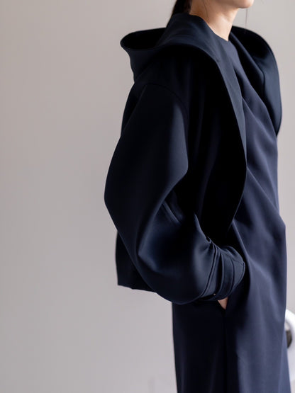 【予約販売】Fabiana / draping dress（perl/midnight/noir）