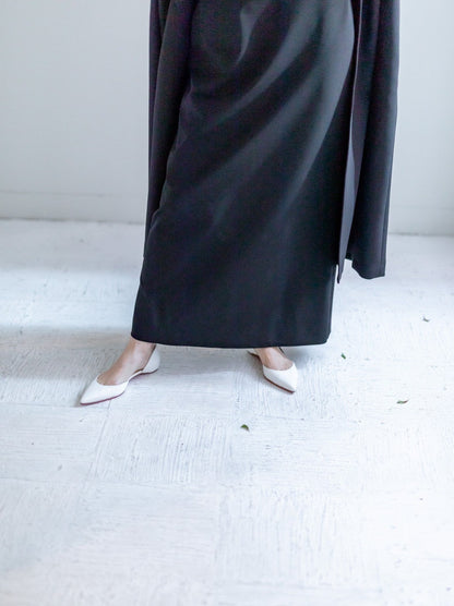 Fabiana / draping dress（perl/midnight/noir）
