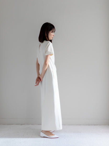 【予約販売】Fabiana / draping dress（perl/midnight/noir）