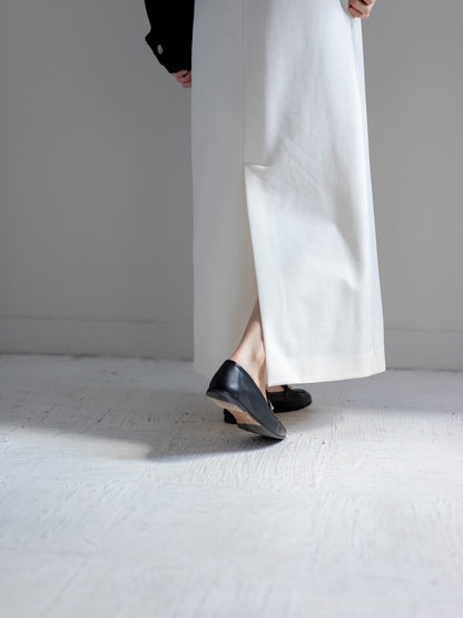 【予約販売】Fabiana / draping dress（perl/midnight/noir）