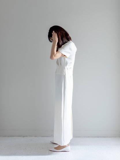 【予約販売】Fabiana / draping dress（perl/midnight/noir）