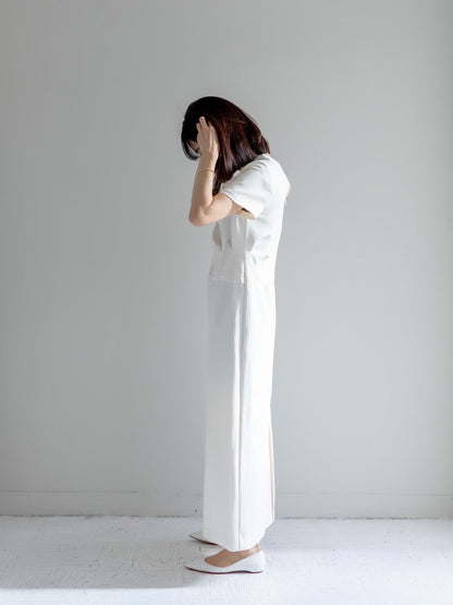 Fabiana / draping dress（perl/midnight/noir）