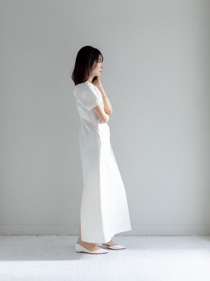 Fabiana / draping dress（perl/midnight/noir）