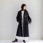 【予約販売】Irene / switch neck feather long coat（perl/midnight/noir）