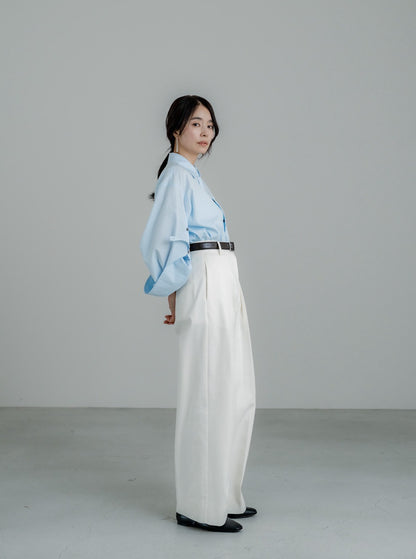【ORDER】Lily / silk denim pants