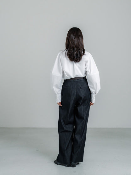 【ORDER】Lily / silk denim pants