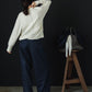 【PRE ORDER】Kalyn/back line crew neck sweater