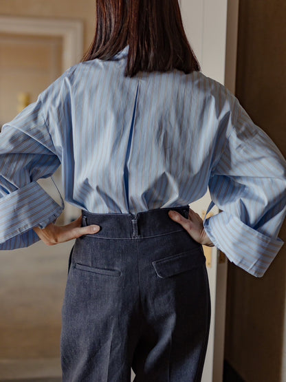 Irving / first denim pants(INDIGO)