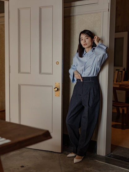 【予約販売】Irving / first denim pants(INDIGO)