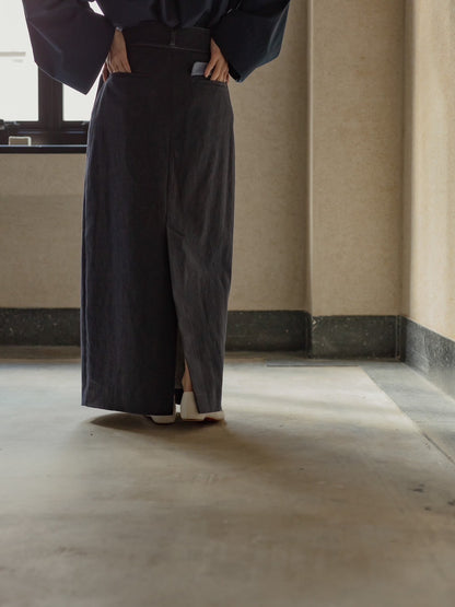 【予約販売】Simone / first denim skirt(INDIGO)