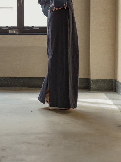 Simone / first denim skirt(INDIGO)