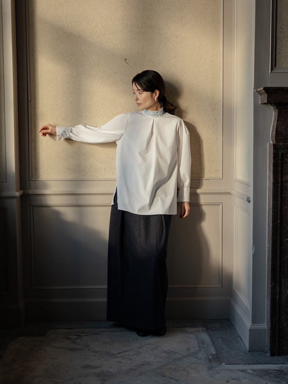 Simone / first denim skirt(INDIGO)