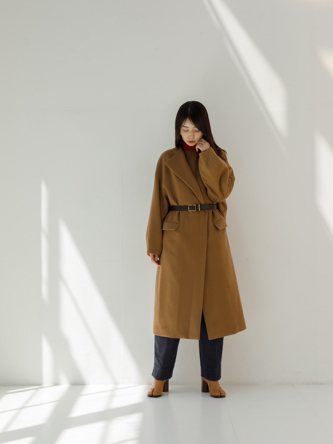 小物 Evelyn/deres essential belt  CHOCOLATE Evelyn/deres essential belt CHOCOLATE