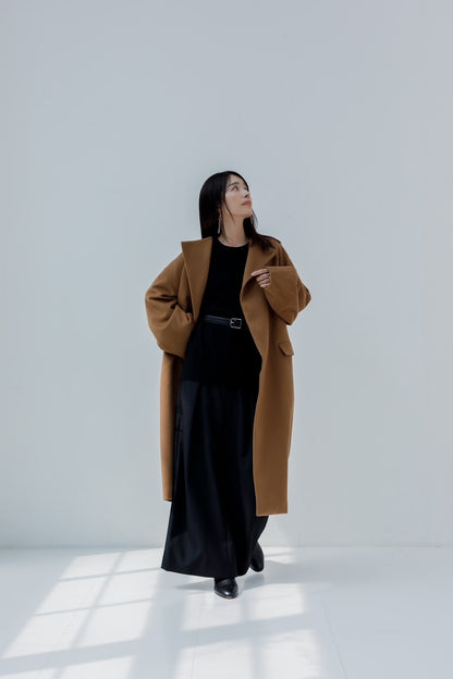 Harper/100%cashmere eternal long coat