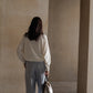 【PRE ORDER】 Kristy/paper cotton sweater