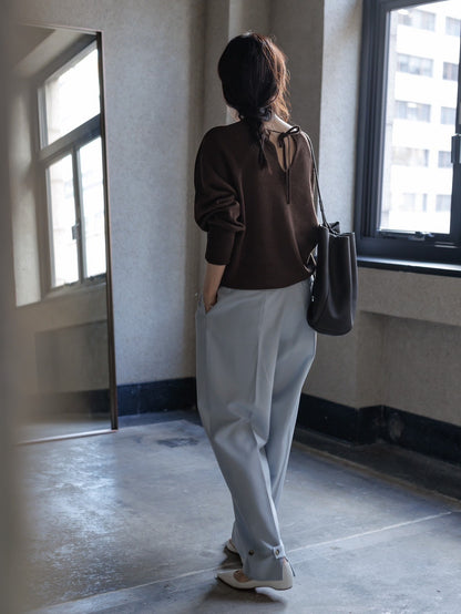 Kristy/paper cotton sweater