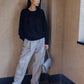 Odessa/back belt pants