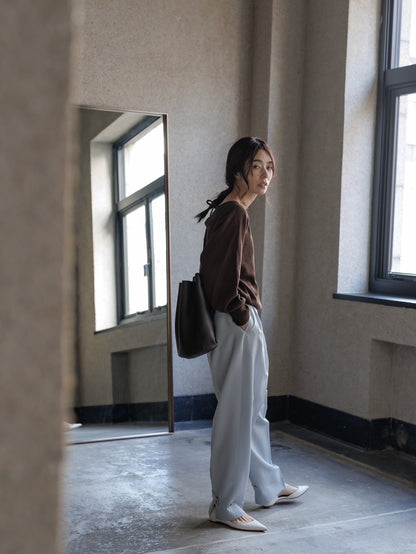 Kristy/paper cotton sweater