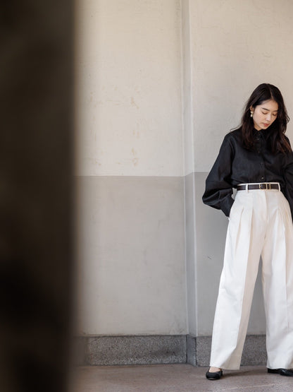 Lily/silk denim pants