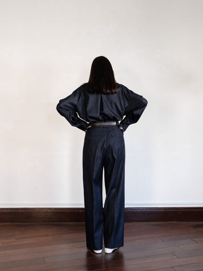 Lily/silk denim pants
