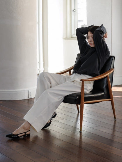 Lily/silk denim pants