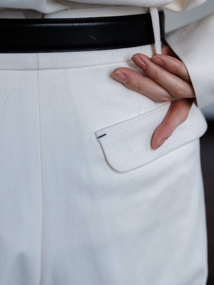 Lily/silk denim pants
