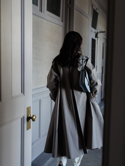 Winona/weightlessness silk trench coat