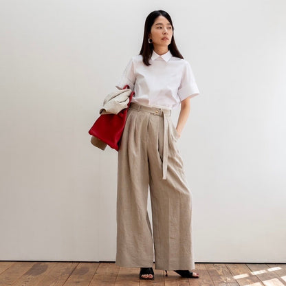 Sage / floating linen pants (sand/carbon/cloud)