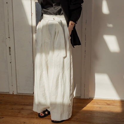 Sage / floating linen pants (sand/carbon/cloud)