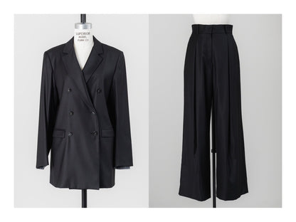 【PRE ORDER】Set of 2 items　 Teddy / gentle form jacket ＆ Hazel / stem pants(special edition)