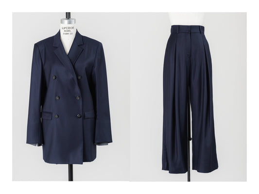 【PRE ORDER】Set of 2 items　 Teddy / gentle form jacket ＆ Hazel / stem pants(special edition)
