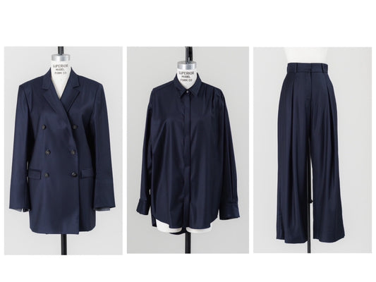 【PRE ORDER】Set of 3 items　 Teddy / gentle form jacket & Prince / flow shirt & Hazel / stem pants(special edition)