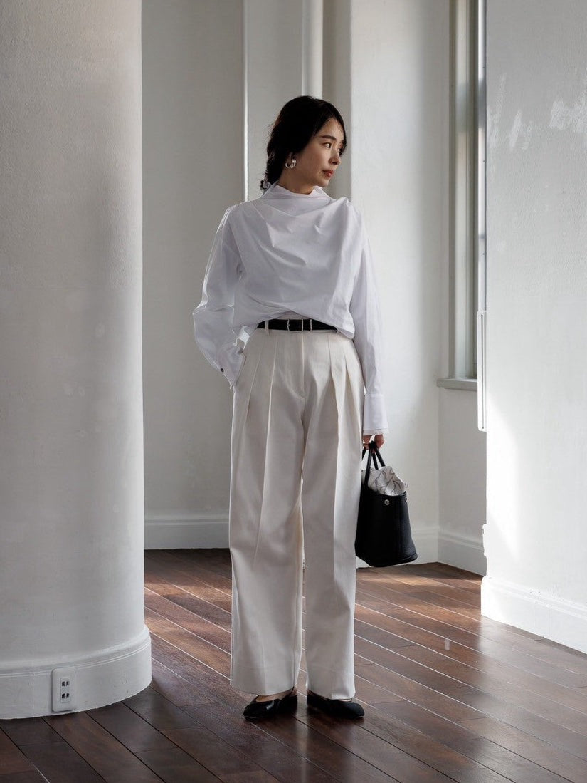 【ORDER】Lily / silk denim pants
