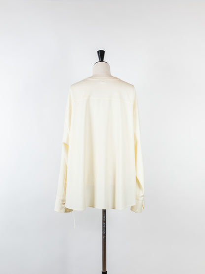 Yvette /secret heart shirt  jacket-Écru