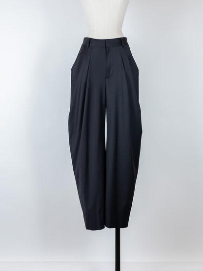 【予約販売】Sophia /drape pants-Black