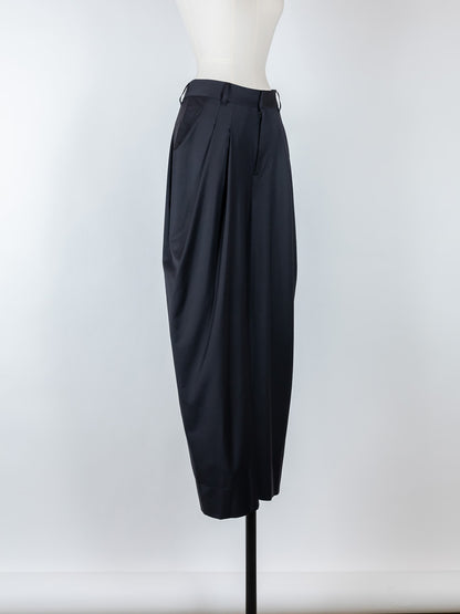 【予約販売】Sophia /drape pants-Black