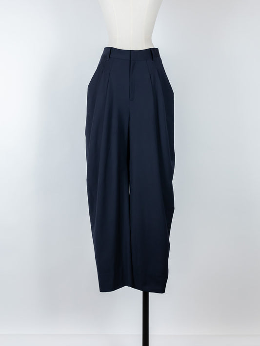 Sophia /drape pants-Navy(Salon Only)
