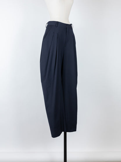Sophia /drape pants-Navy(Salon Only)