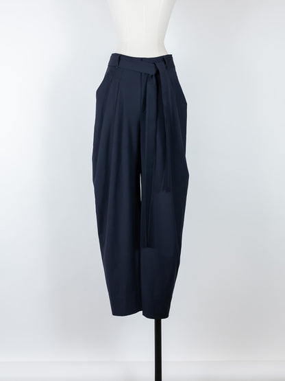 Sophia /drape pants-Navy(Salon Only)